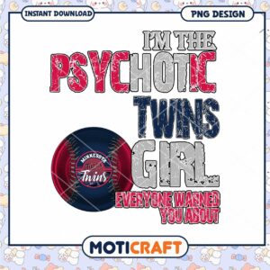 Minnesota Twins Psychotic Girl PNG