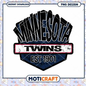 Minnesota Twins Logo PNG Instant Download Design 1901