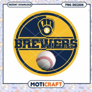 Milwaukee Brewers PNG Baseball