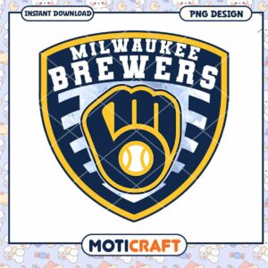 Milwaukee Brewers Logo Design Instant Download PNG File