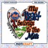Mets Heart PNG Sublimation Design 1 Mets Heart PNG Sublimation Design