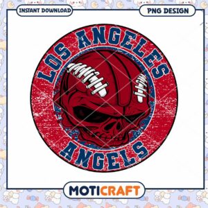Los Angeles Skull Football PNG