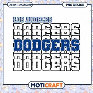 Los Angeles Dodgers Team Spirit PNG Design Download