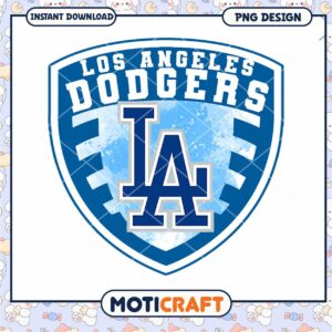 Los Angeles Dodgers Shield Logo PNG Design Download