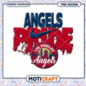 Los Angeles Angels Pride PNG Instant Download Design