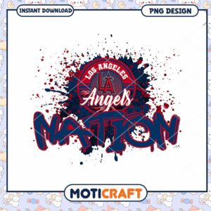 Los Angeles Angels Nation PNG Graphic for Download