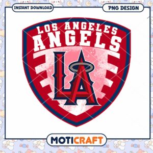 Los Angeles Angels PNG Design Instant Download File