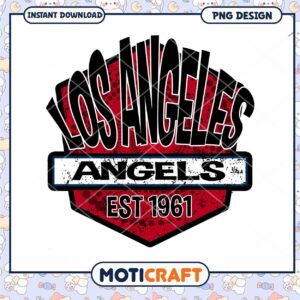 Los Angeles Angels Graphic Design PNG Download 1961