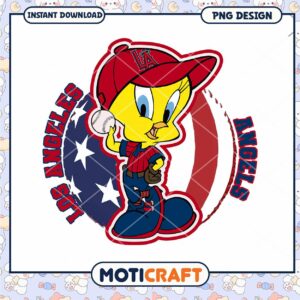 Los Angeles Angels Cartoon Art Digital PNG Download
