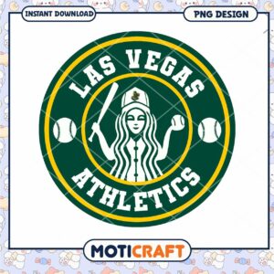Las Vegas Athletics Retro PNG Baseball Design Download