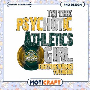 Las Vegas Athletics Psycho Girl PNG