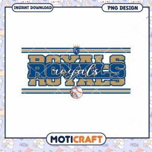 KC Royals Baseball PNG Design