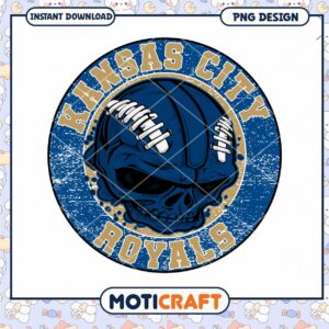 Kansas City Royals Skull PNG