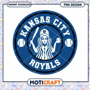 Kansas City Royals PNG Design Instant Download Art