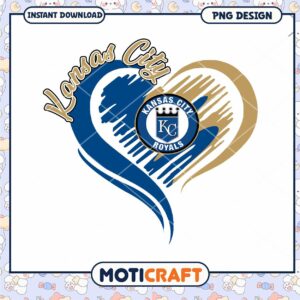 Kansas City Royals Heart PNG