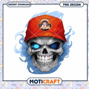 Houston Astros Skull PNG