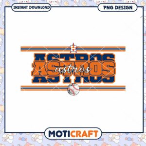 Houston Astros PNG Baseball Design