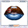 Houston Astros Lips PNG Design