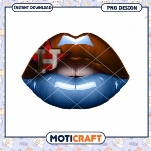 Houston Astros Lips PNG Design