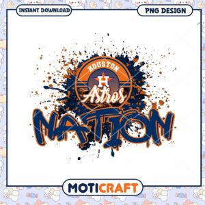 Houston Astros Nation PNG Design