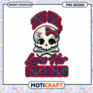 Girl Loves Guardians PNG Design