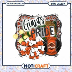 Giants Pride PNG Sublimation