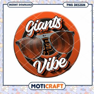 Giants Vibe PNG Sublimation Design