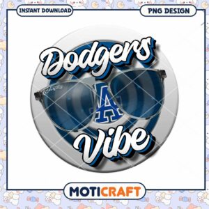 Dodgers Vibe PNG Design for Instant Download Fans