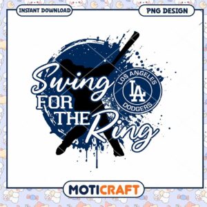 Dodgers Swing for the Ring PNG