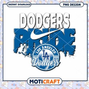 Dodgers Pride PNG Design