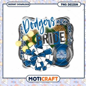 Dodgers Pride PNG Sublimation