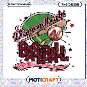 Diamondbacks Baseball PNG Instant Download Design Art