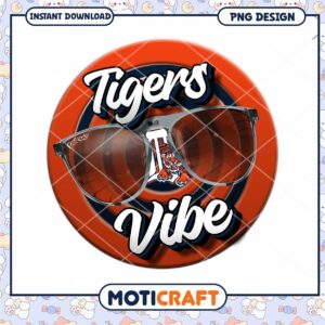 Detroit Tigers Vibe PNG Design