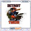 Detroit Tigers Cartoon Character PNG Instant Download Design 2 Detroit Tigers Cartoon Character PNG Instant Download Design