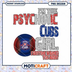 Cubs Girl PNG Design