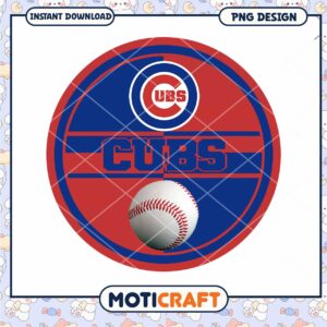 Cubs Baseball PNG Design