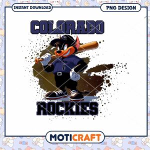 Colorado Rockies PNG Sublimation Design