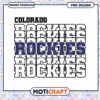 Colorado Rockies PNG Design