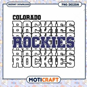 Colorado Rockies PNG Design