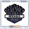 Colorado Rockies PNG Design 1993