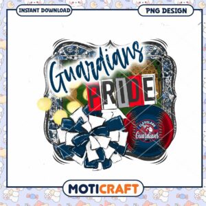 Cleveland Guardians Pride PNG Design Instant Download