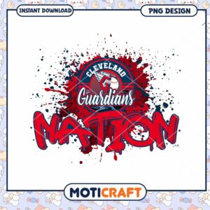 Cleveland Guardians Nation PNG Design for Fans Download