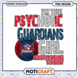 Cleveland Guardians Baseball Girl PNG