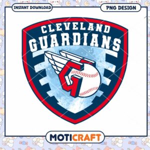Cleveland Guardians Baseball Logo Instant Download PNG