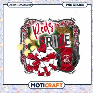 Cincinnati Reds Pride PNG Design Instant Download Gift