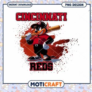 Cincinnati Reds PNG Baseball Mascot