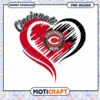Cincinnati Reds Heart PNG