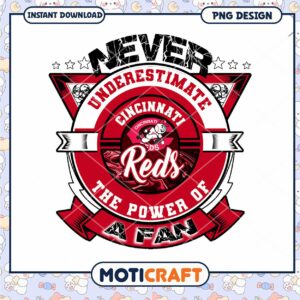 Cincinnati Reds Fan Power PNG