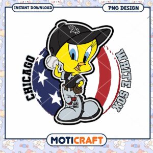 Chicago White Sox Tweety Bird PNG Design Download
