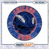 Chicago Cubs Skull PNG Design